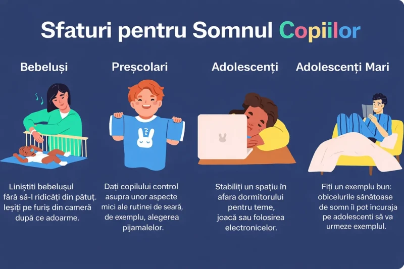 Sfaturi pentru somnul copiilor